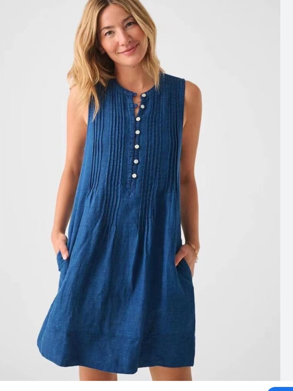 Faherty Isha linen dress sz large